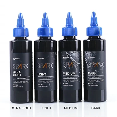 Οργανικά 4oz 120ml Graywash Μακιγιάζ μαύρο μελάνι τατουάζ