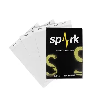 100pcs Papier Paper Tattoo Θερμική σπινθήρα τατουάζ με στέλωση