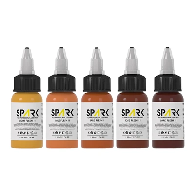 Επαγγελματικό σετ μελανιού 1 oz Flesh Tone Tattoo Compliant EU REACH για μόνιμο μακιγιάζ και καλλιτέχνες τατουάζ