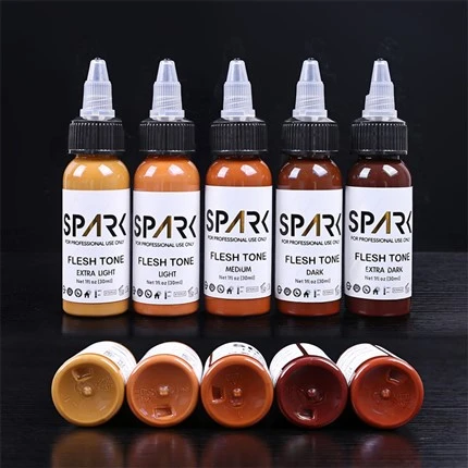 Ink Series Spark Tattoo Ink Tattoo Ink Set Professional Vanta Black 8OZ 4OZ Super Black Ink Series Spark Tattoo Ink Set Tattoo Professional