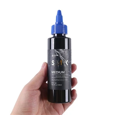 Οργανικά 4oz 120ml Graywash Μακιγιάζ μαύρο μελάνι τατουάζ