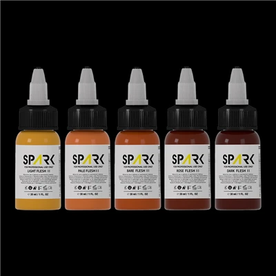 Επαγγελματικό σετ μελανιού 1oz Bottles Flesh Tone Tattoo - Συμβατό με το REACH ΕΕ