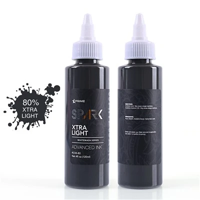Επαγγελματικό σετ 4OZ 120ml οργανικό μακρύ-Μελάνι τατουάζ Whitewash για τατουάζ και τέχνη σώματος