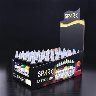 Spark Organic 0,5 oz γρήγορη ξηρή μακράς διαρκείας σχεδιασμός τατουάζ μελάνι Μόνιμο μακιγιάζ για τέχνη σώματος