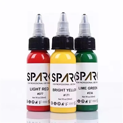 Spark Organic 1oz (30ml) φιλικό προς το δέρμα ζωντανό τατουάζ μελάνι Μόνιμο μακιγιάζ χρωστική ουσία μελάνι τατουάζ
