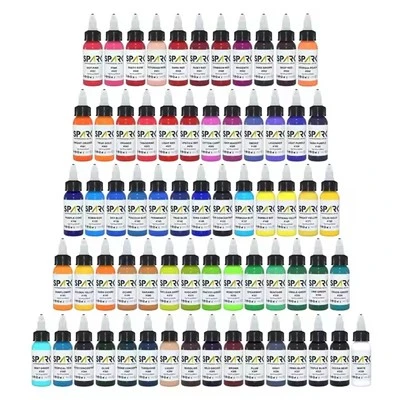 Spark υψηλής ποιότητας ΕΕ REACH COMPLIANCE TATTOO INK ασπρόμαυρο για μελάνι χρωστικής τέχνης