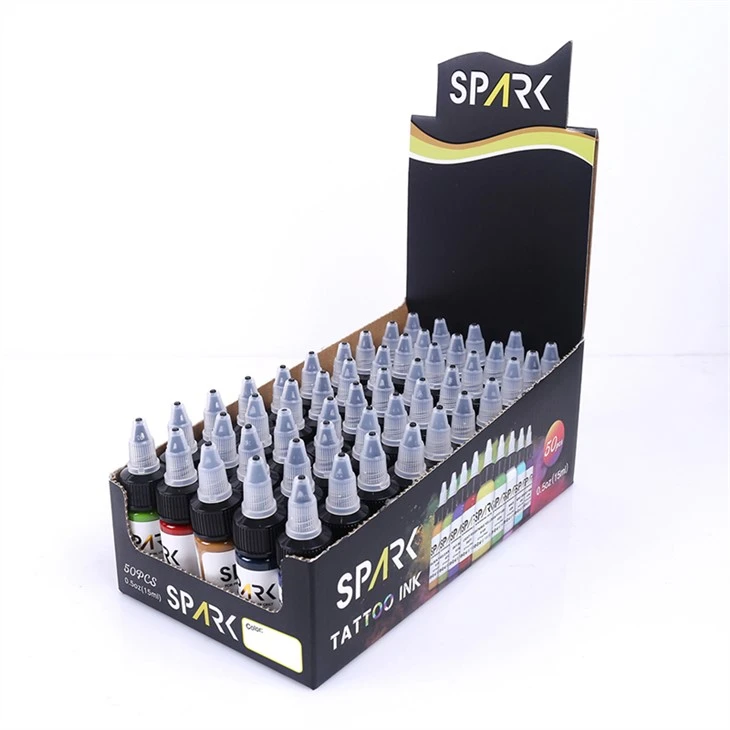 50 σετ χρωμάτων Spark Leadfree Tattoo Ink Black Tattoo Ink Tattoo Ink Black
