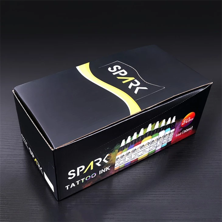 Σετ 50 χρωμάτων Spark Tattoo Ink Set Professional Tattoo Ink Color