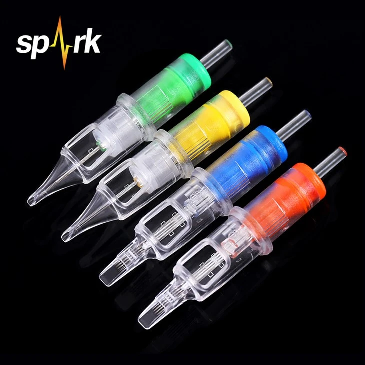 Στρογγυλή επένδυση φυσιγγίων Spark Truecolor Precise Tattoo Needles