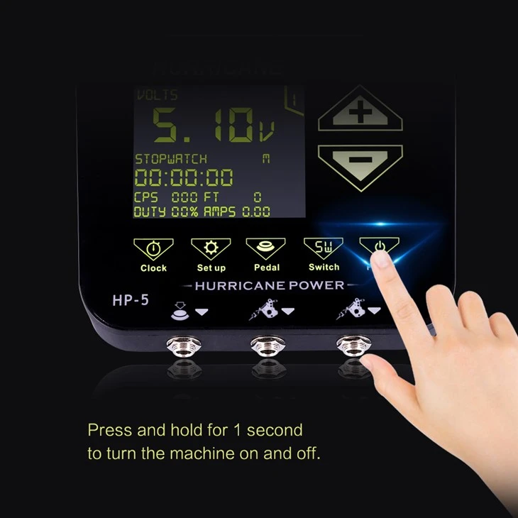 Hand Touch Tattoo Power Supply Ψηφιακό