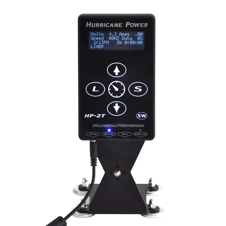 Hurricane Tattoo Machine Supply Professional Dual Tattoo Power Supply