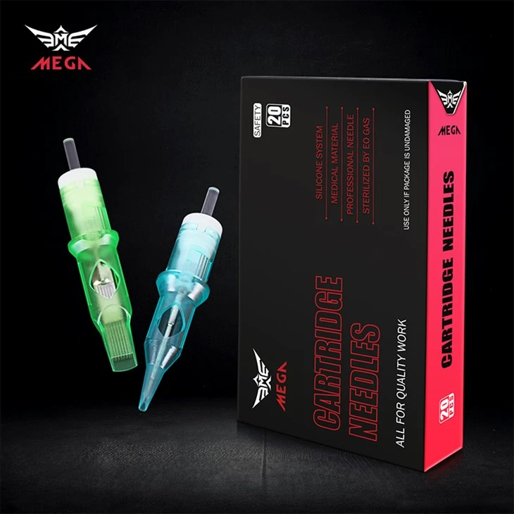 Φυσίγγια με βελόνες ασφαλείας Mega Sterilization Safety Tattoo