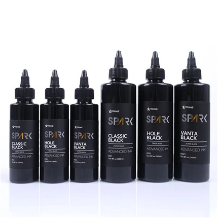 8OZ Black Ink Series Hole Black Triple Black Spark Tattoo Ink Leadfree Tattoo Ink