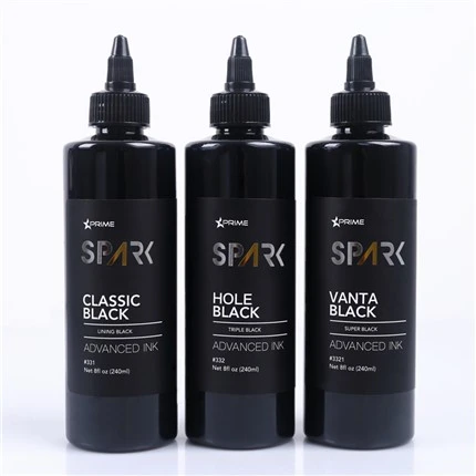 8OZ Black Ink Series Classic Black Lining Black Spark Tattoo Ink Επαγγελματική οθόνη μελανιού τατουάζ