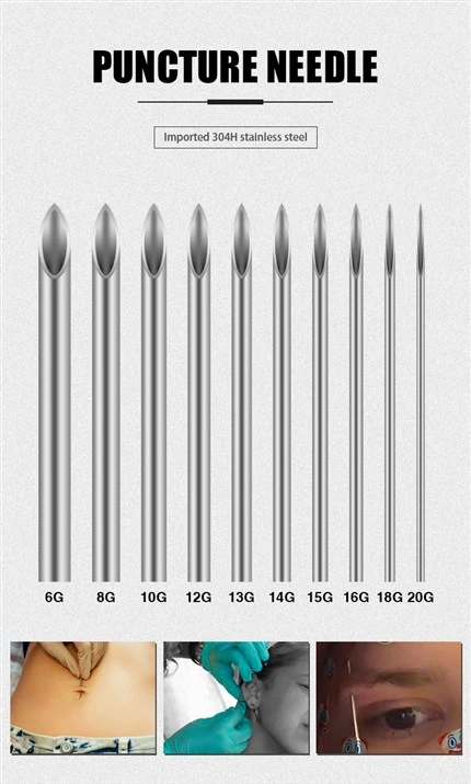 Βελόνες Piercing Μίας χρήσης Αποστειρωμένες Βελόνες Piercing Body
