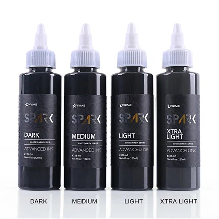 Χωρίς μόλυβδο   τατουάζ   μελάνι   λευκό   πλύσιμο   σετ   σπινθήρας   τατουάζ   μελάνι