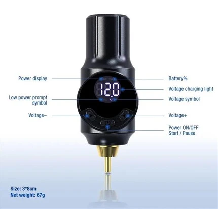 Ασύρματο τροφοδοτικό για τατουάζ RCA MINI Tattoo Battery