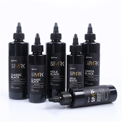 Super Black 8OZ Black Ink Series Vanta Black Spark Tattoo Ink Ink Tattoo