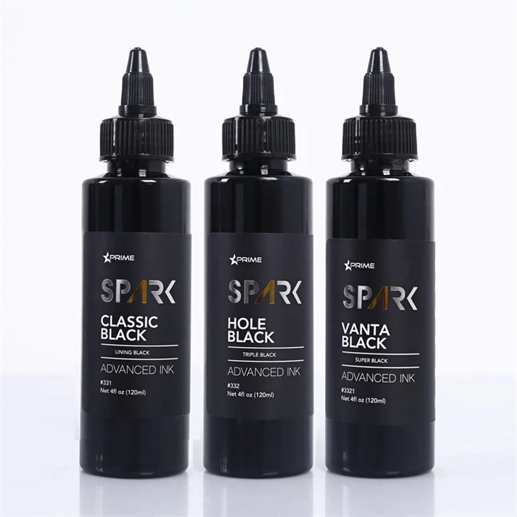 Vanta Black 4OZ Super Black Ink Series Spark Tattoo Ink Tattoo Set Ink Professional