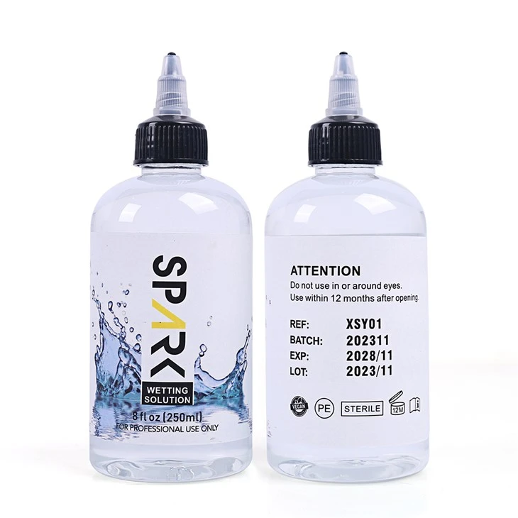 8OZ 240ML Σπινθήρας Τατουάζ Διαβροχή Λύση Σπινθήρας Τατουάζ Ανάμειξη Λύση Σπινθήρας Τατουάζ Μελάνι