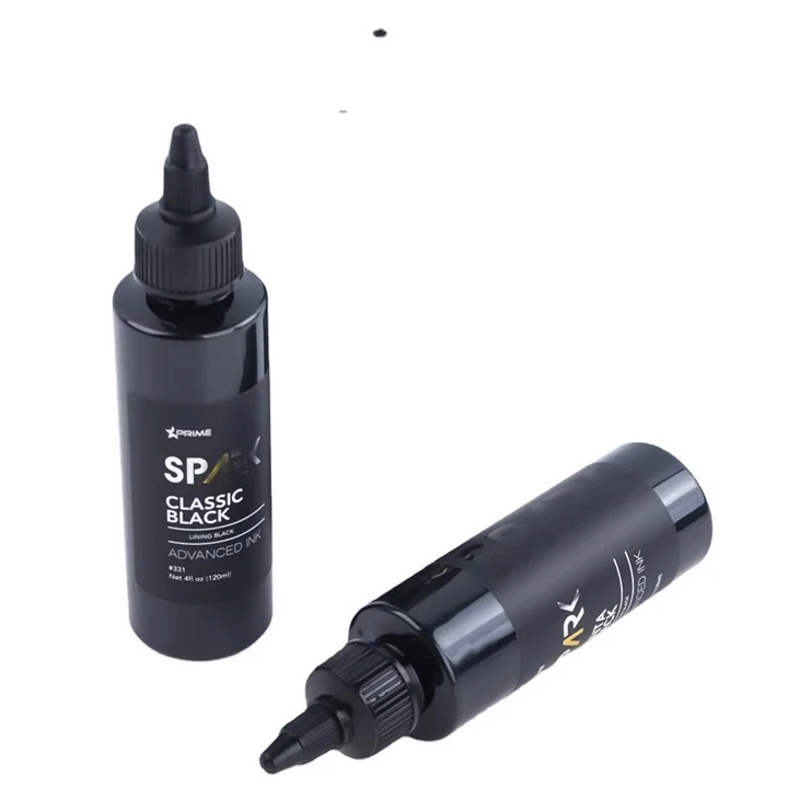 Black Tattoo Ink Classic Black 4OZ Επένδυση Black Ink Series Spark Tattoo Ink Tattoo Black Light