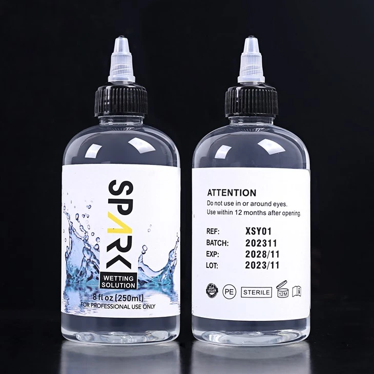 Scruelty-free 240ML 8OZ Spark Tattoo Wetting Solution Spark Tattoo Mixing Solution Spark Tattoo Ink