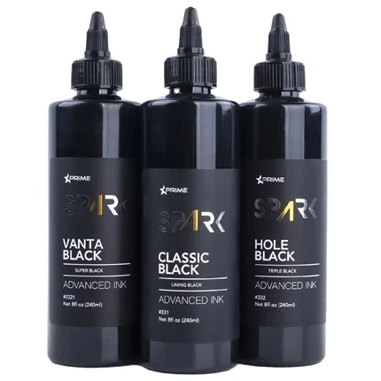 240 ml χρωστικό το τατουάζ δέρμα τατουάζ μαύρο χρώμα